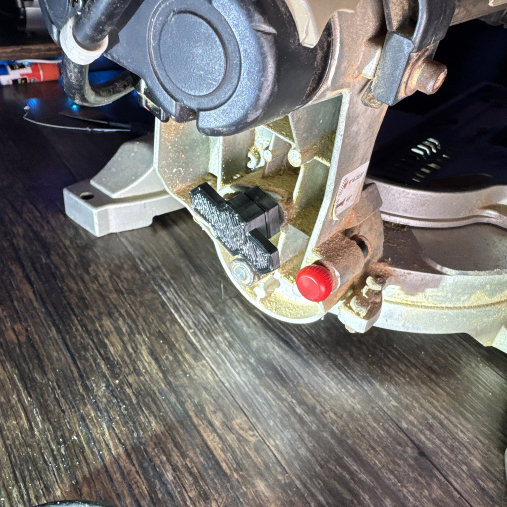 Craftsman Miter Saw Bevel Lock Handle 2SER & 0CQH - 3D printed replacement part, photo 6 of 7